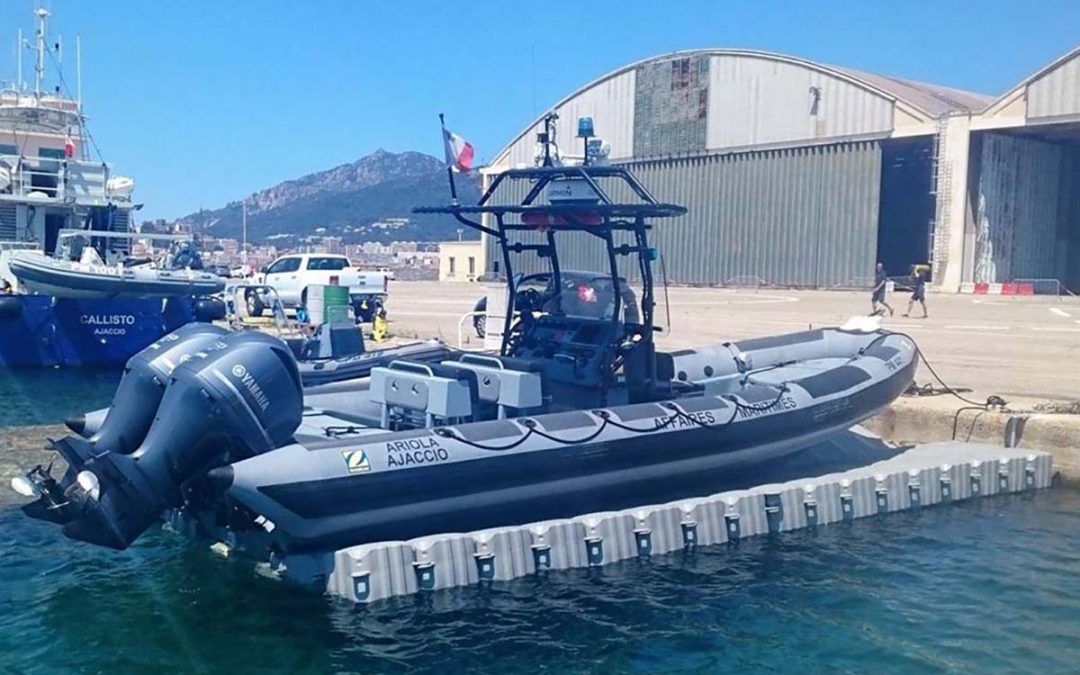 Base à bateau de 9m – Affaires Maritimes – Ajaccio, Corse – 2017