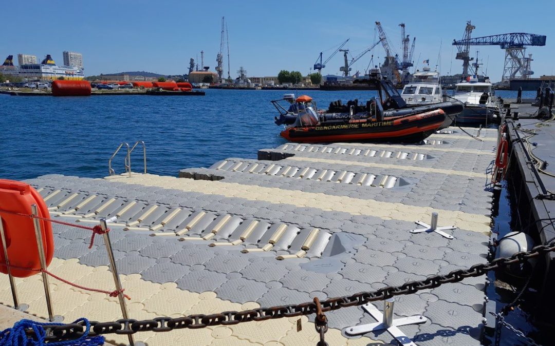 Base à bateau 6,5 m x 2,5 m – Gendarmerie Maritime – Toulon – 2019