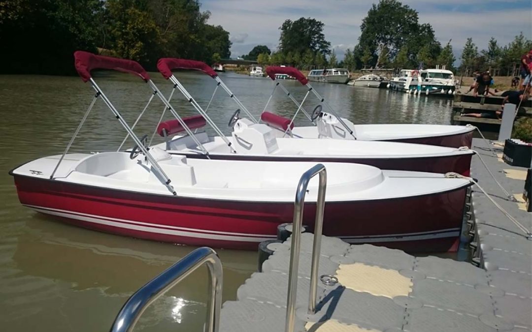 Ponton fluvial pour bateaux électriques – Béziers – 2017