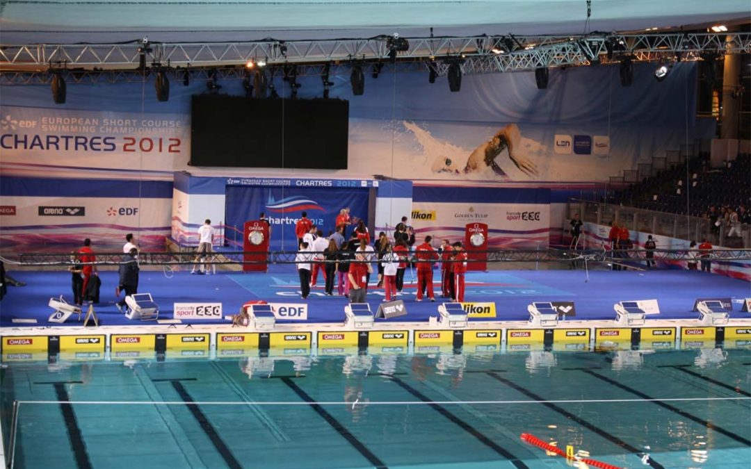 Championnat d’Europe de Natation petit bassin – Piscine de l’Odyssée de Chartres – 2012 – 2016