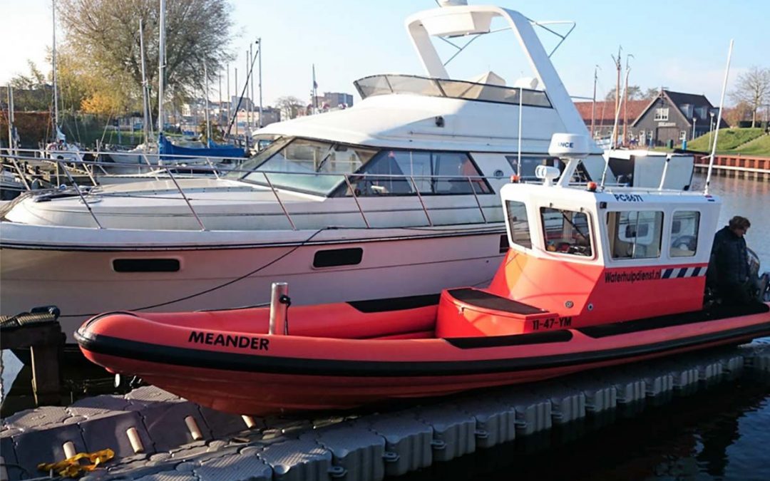 Base à bateau 9 m x 2,5 m Waterhulpdienst – Huizen – Hollande – 2014