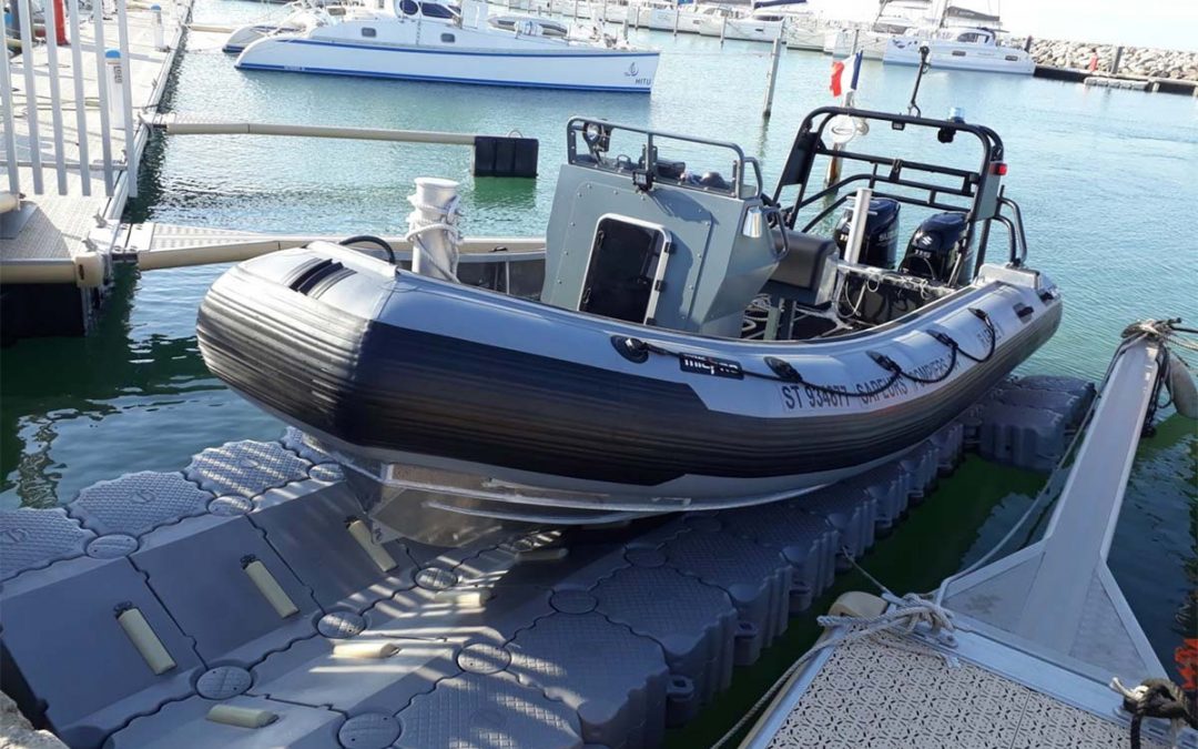 Base à bateau 6 m x 2,5 m – Pompiers – La Grande Motte – 2018