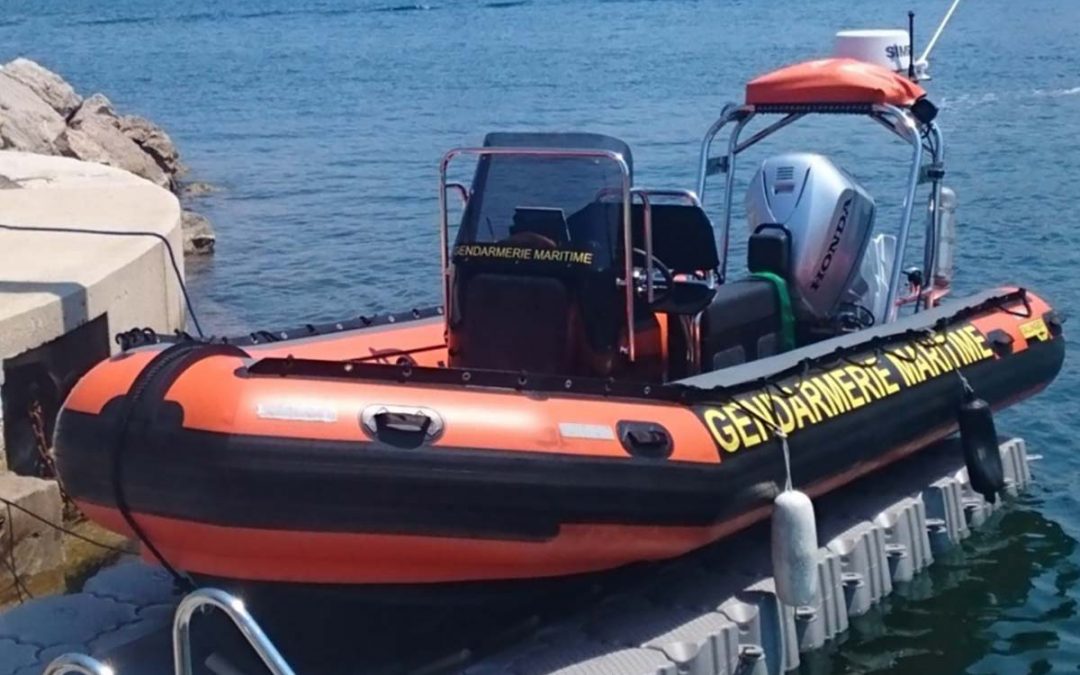 Base à bateau 6,5 m x 2,5 m – Gendarmerie Maritime – Marseille – 2017