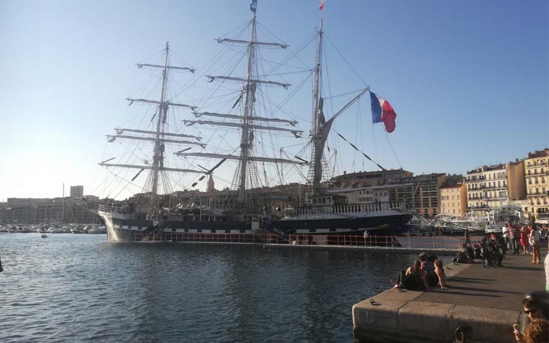 Ponton d’embarquement voilier Belem – Marseille – 2018