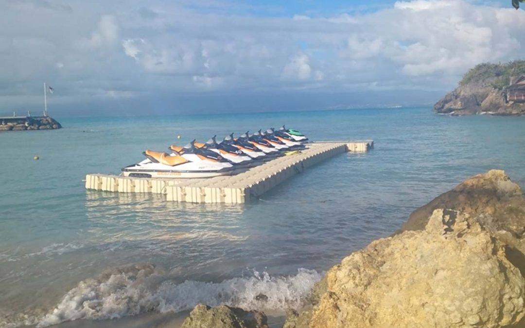 Ponton à jets – Base Atmosphère – La Créole Beach, Guadeloupe – 2017