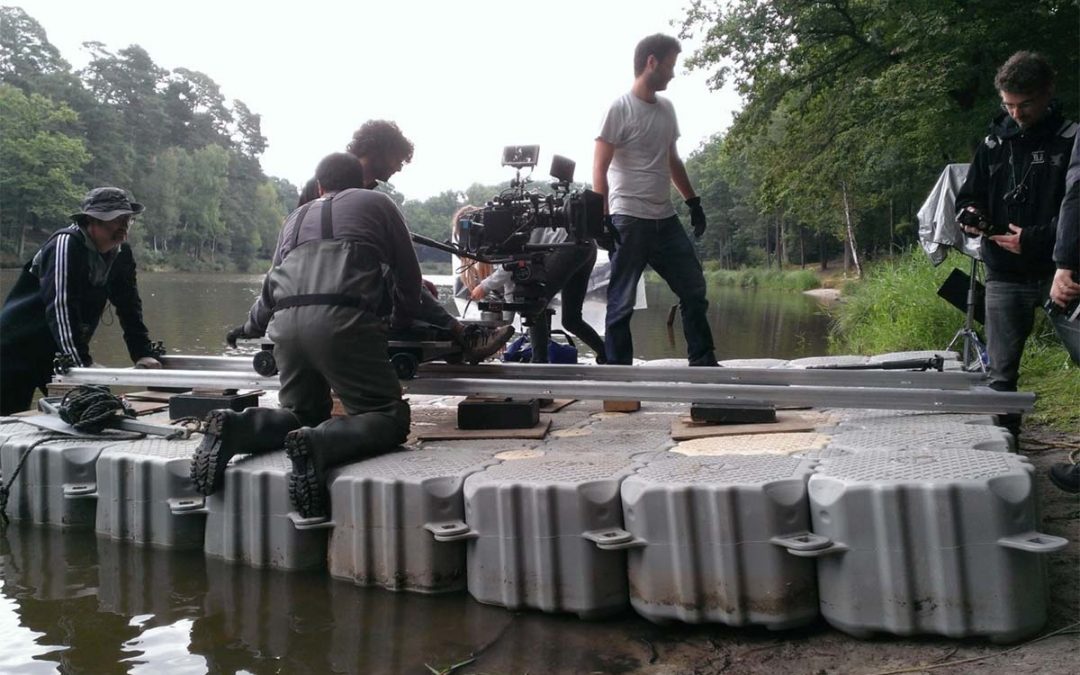 Ponton pour un tournage – cinéma – Rambouillet – 2013