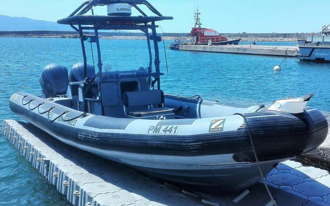 Base à bateau 9m pour les Affaires Maritimes de Saint-Florent, Corse – 2017