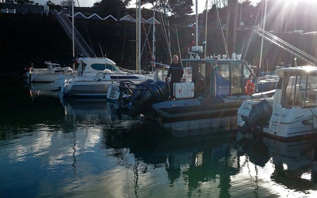 Base à bateau pour les Affaires Maritimes de 9 m x 3,5 m – Saint-Malo – 2015