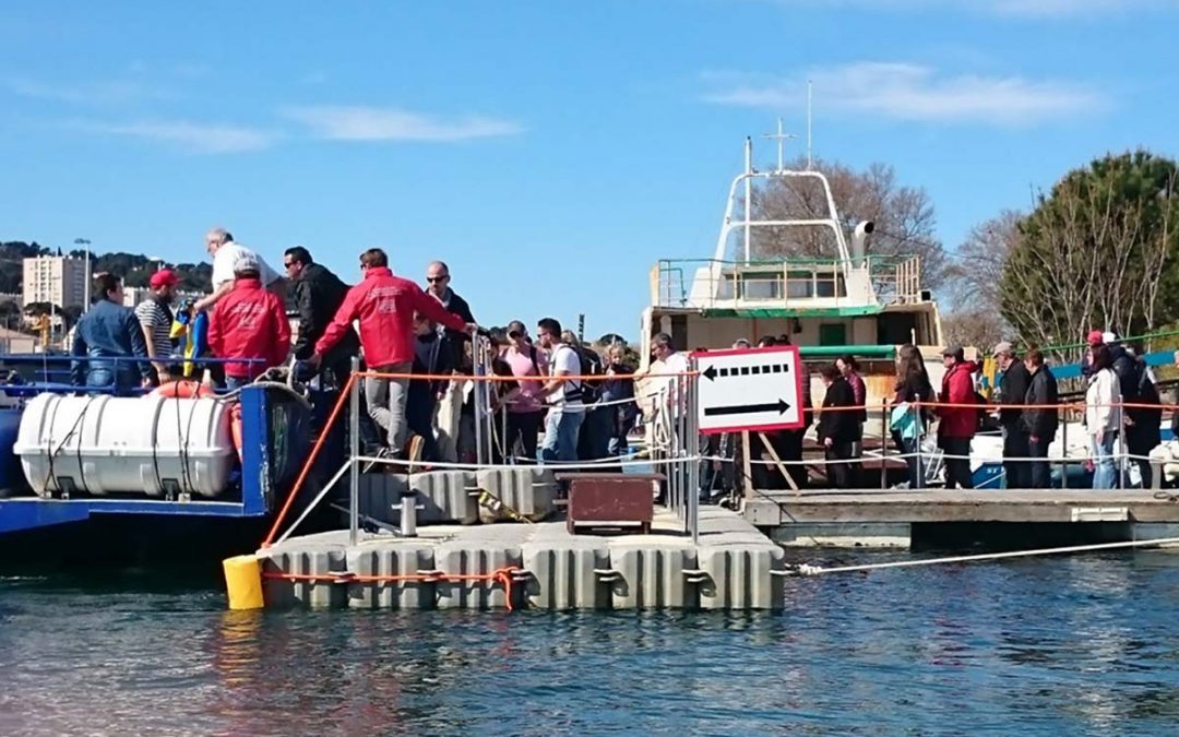 Pontons d’embarquement et autres équipements – Escale à Sète – Sète – 2016 – 2018