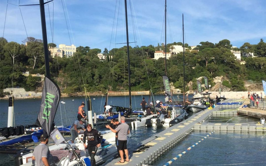 Ponton d’amarrage et embarquement GC32, Toulon – 2018