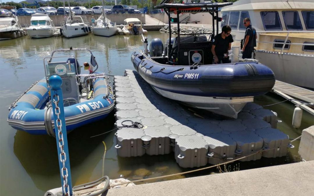 Base à bateau 6,50 m x 3,50 m – Parc naturel marin du golfe de Lion – Argeles sur Mer – 2019