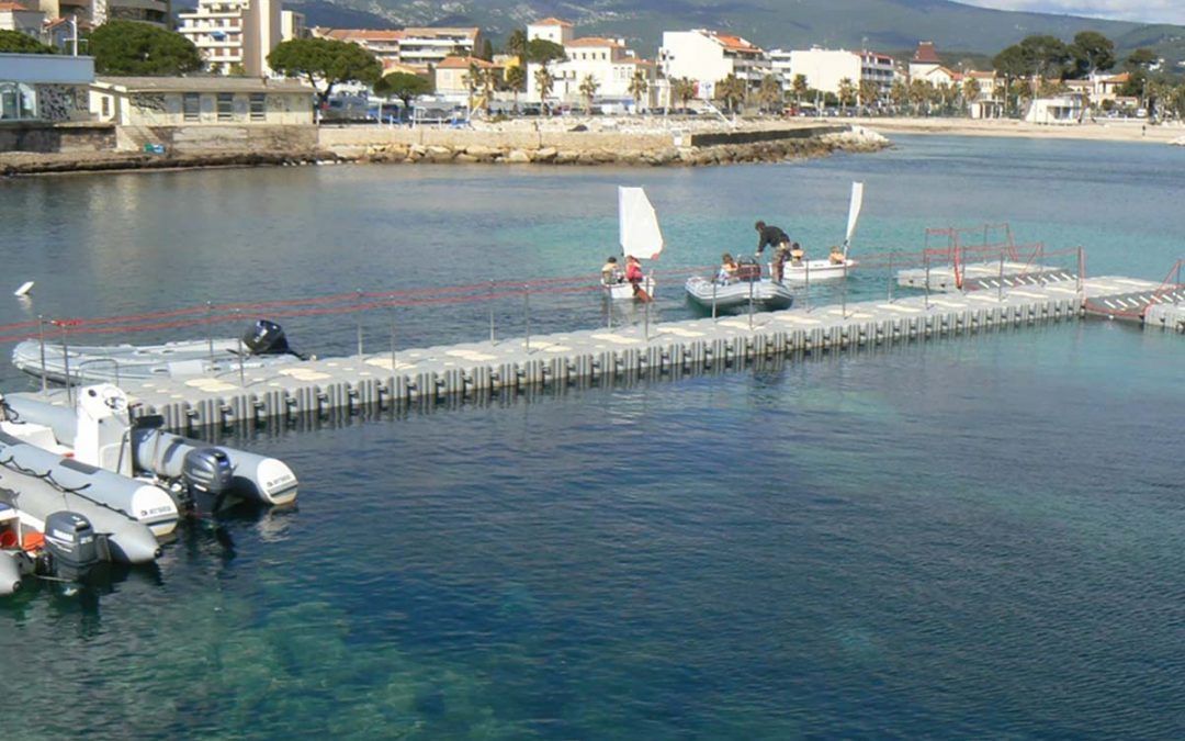 Bases à bateaux avec ponton mer d’embarquement – La Ciotat – 2013